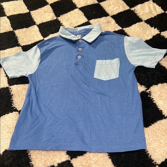 Kids MTL Apparel Blue & Blue Polo Shirt Classic Design ~ small ~ 8 - Picture 1 of 9